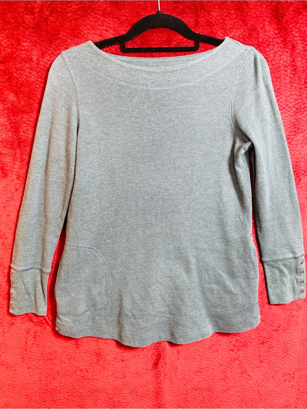 ❤️ Green J. Jill Ribbed Knit Tunic Loungewear, Soft & Cozy, XS